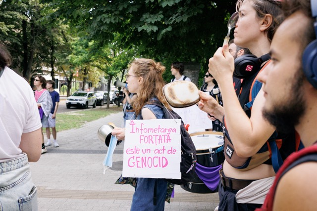 Comunicat de Presă: protest împotriva foametei și atrocităților organizate de Israel în Gaza