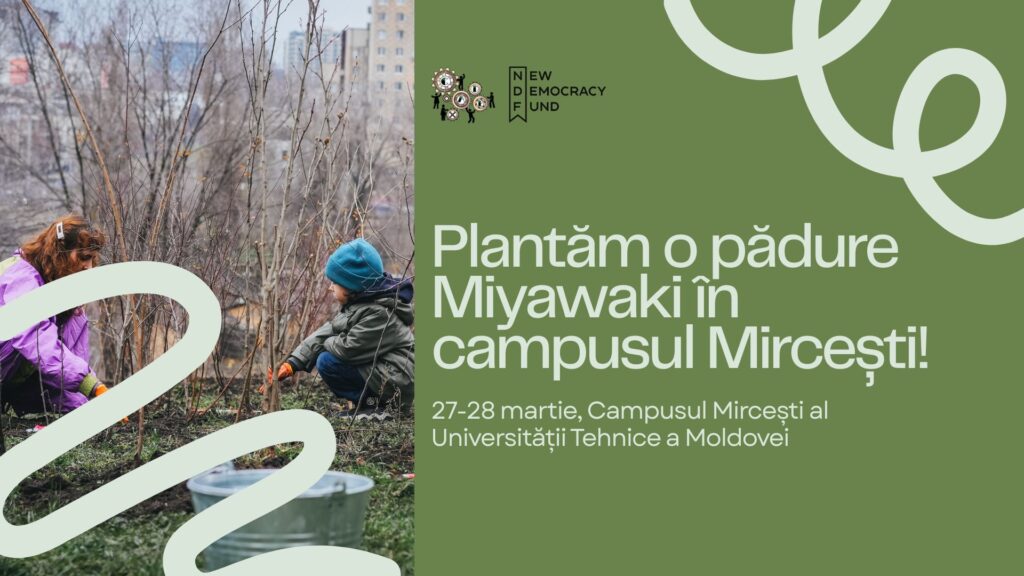 Plantăm o pădure Miyawaki în campusul Mircești!