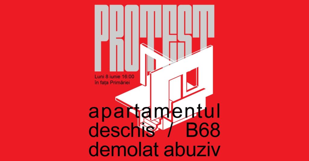 Apartamentul Deschis a fost demolat abuziv! Vino la protest pe 8 iunie, ora 16:00, în fața Primăriei!