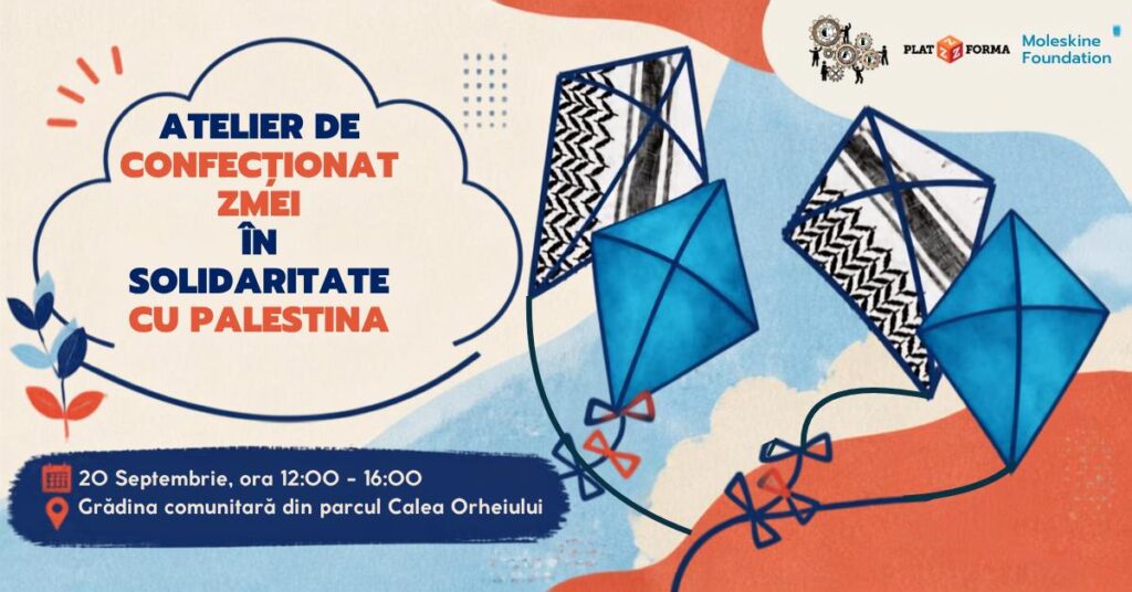Atelier de confecționat zmei în solidaritate cu Palestina (20 septembrie, ora 12.00)