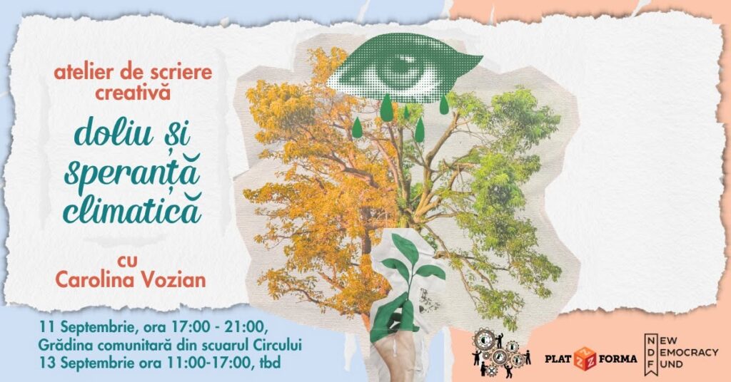 Doliu și speranță climatică: atelier de scriere creativă întrupată